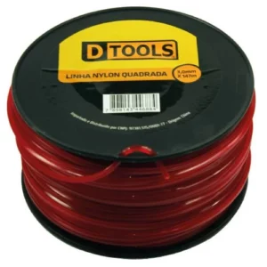 Linha Nylon Quadrada Ap Grama 3,0mmx2,0kg Laranja Ekilon