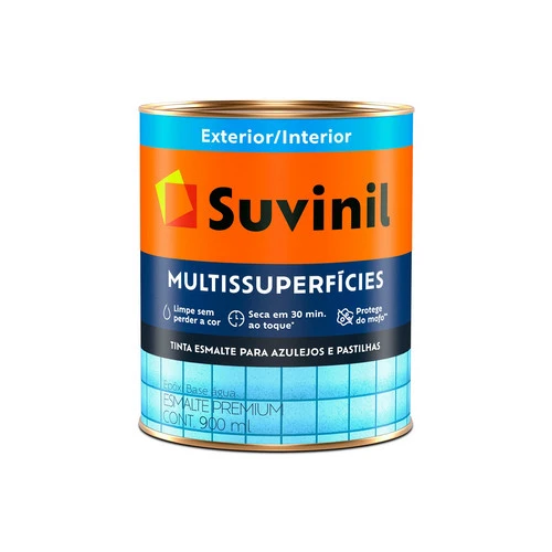 Suvinil Multissuperficies Acetinado Branco 0,9l (epoxi Base Agua Banecoz)