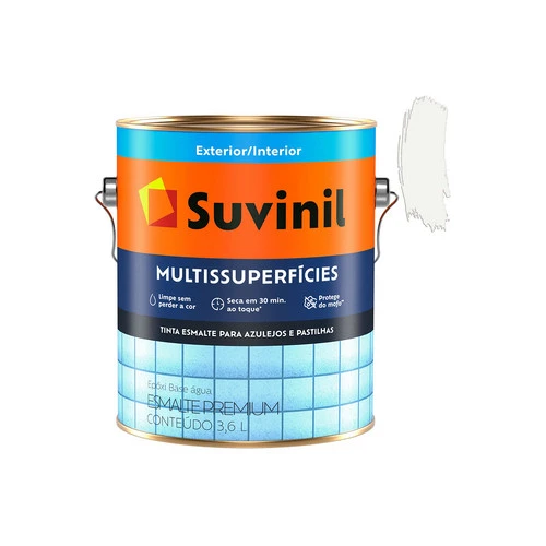 Suvinil Multissuperficies Acetinado Branco 3,6l (epoxi Base Agua Banecoz)