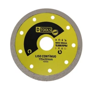 Disco Diam. Liso Pro 115x22mm Dtools