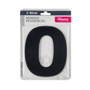 Numero para Casa Adesivo 0 Acm Pr