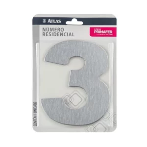 Numero para Casa Adesivo 3 Acm Esc