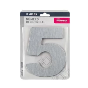 Numero para Casa Adesivo 5 Acm Esc