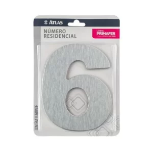 Numero para Casa Adesivo 6 Acm Esc