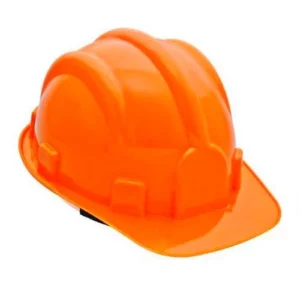 Capacete C/carneira Laranja