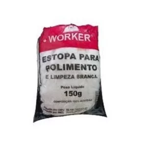 Estopa Polimento Limp Br 150gr - Worker