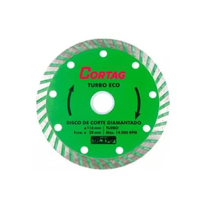 Disco de Corte Diamantado Turbo Eco 110 Mm - Cortag