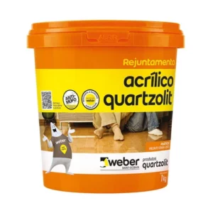 Rejunte Acrilico Pt Grafite 1kg Quartzol