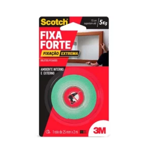 Fita Dupla Face Scotch Fixa Forte 24mmx2
