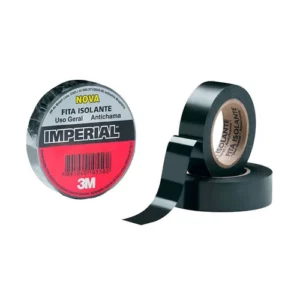 Fita Isolante Preta 3m Imperial 18mmx10m