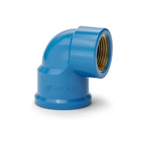 Joelho 90º Azul com Bucha Latão 20mm X 1/2" - Krona