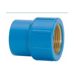 Luva 25mm X 3/4" Azul com Bucha Latão - Krona