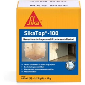 Sika Top 100 4kg Cinza
