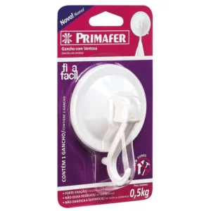 Gancho com Vent Succao 1kg Plas Br