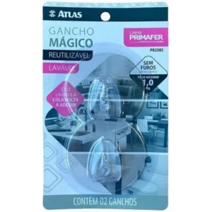 Gancho Magico 2pcs 1,0kg Plastico