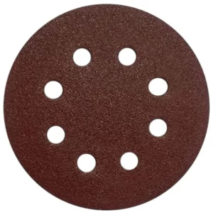Lixa Disco com Velcro 8f Ferro 125mm 120 Disflex