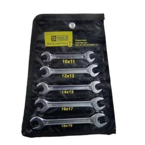 Jogo Chave Fixa 10 a 19 (5pcs) Dtools I
