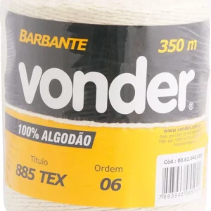 Barbante Algodao 4 X 6 350m Vonder