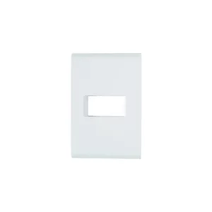 Placa Liz 4x2 1 Posto Horizontal Branca - Tramontina