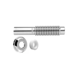 Tubo Ligacao Wc Ajust Crom C/espude 24cm Blukit