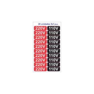 Adesivo Tensao 110v/220v