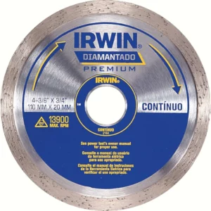 Irwin Disco Diamantado Liso Premium de 110mm X 20mm Iw2144