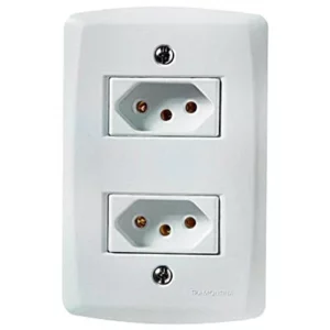 Cj 2 Tomadas 2p+t 20a/250v Lux2 Br