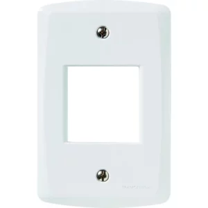 Placa Horizontal Lux² 2 Postos Juntos 4 X 2 Branca - Tramontina