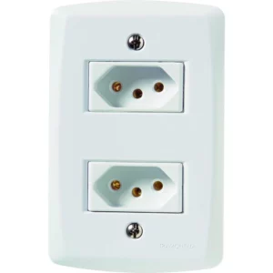 Conjunto 4" X 2" de 2 Tomadas 2p+t 10a 250v - Tramontina