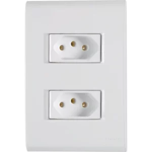 Conjunto 4 X 2 com 2 Tomadas 2p+t 20a 250v Liz Branco - Tramontina