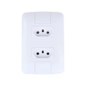 Conjunto 2 Tomadas 2p+t 20a 250 V Branco - Tramontina Aria