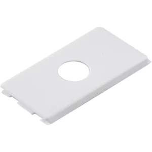Placa com 1 Furo 9,5 Mm Tablet Branco