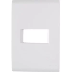 Placa 1 Posto Horizontal 4 X 2 Tramontina Liz Branca - Tramontina
