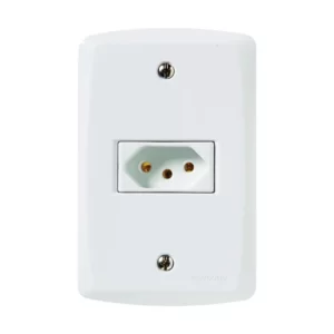 Tomada Simples 4x2 2p+t Nbr 20a 250v 57145/013 Branca Tramontina