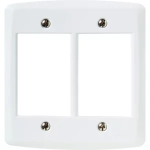 Placa Horizontal Lux² 6 Postos 4 X 4 Branca - Tramontina