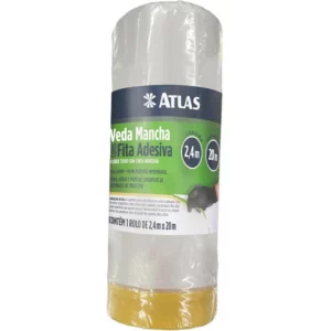 Veda Mancha Atlas Mascaramento com Fita Crepe 2,4mx20m