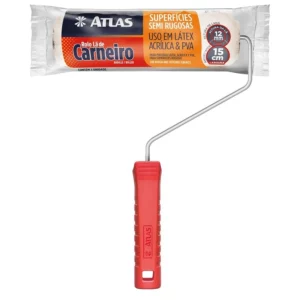 Rolo de Pintura Lã de Carneiro 15cm - Atlas