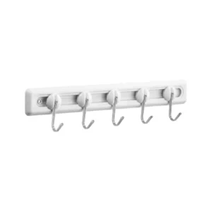 Gancho Adesivo 0.5 Kg Plástico/metal 1 Peças, Pincéis Atlas, Branco