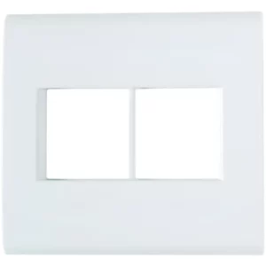 Placa 4x4 4 Postos Liz Branca