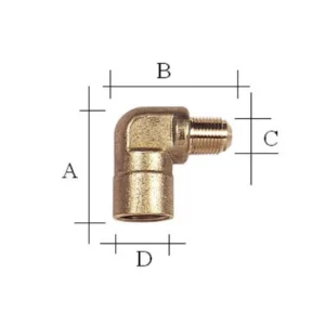 Jackwal Joelho 1/2 Bsp X Tc 3/8 - 002701 - Imagem 1