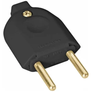 Plug Elétrico 2 Polos 10a Pad 180º Macho Cores - Tramontina - Tramontina - Imagem 1