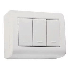 Conjunto Caixa 3 Interruptores Simples250v/ 10a - Tramontina - Imagem 1