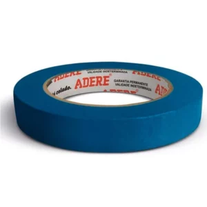 Fita Crepe para Pintura Imobiliária 18mm com 50 Metros Azul - Imagem 1