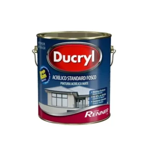 Tinta Acr. Ducryl Mais Fosco Branco 3,6l Renner - Imagem 1