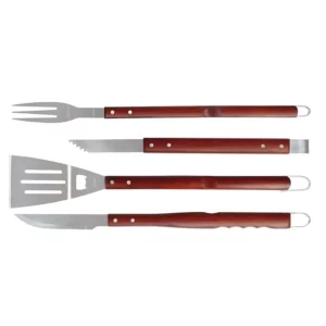 Conjunto para Churrasco com Cabos Compridos 4 Peças - Mor - Imagem 6