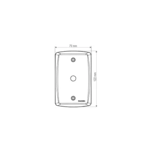 Placa Cega com 1 Furo 9,5mm 4 X 2 Branca - Tramontina Lux2 57105002 - Imagem 2
