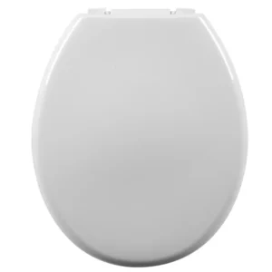 Assento Sanitário Oval em Polietileno Almofadado Branco - Imagem 4