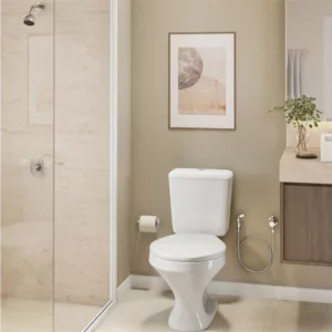 Kit Vaso Sanitário com Caixa Acoplada Ravena e Assento Branco - Imagem 9