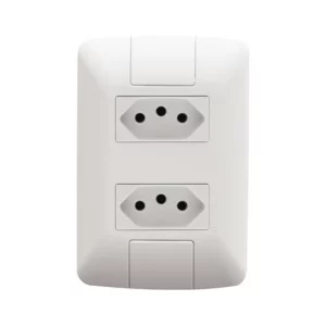 Conjunto 2 Tomadas 2p+t 20a 250 V Branco - Tramontina Aria - Imagem 3