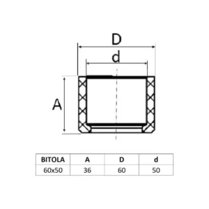 Bucha Soldável 60x50'' - Amanco - Imagem 2